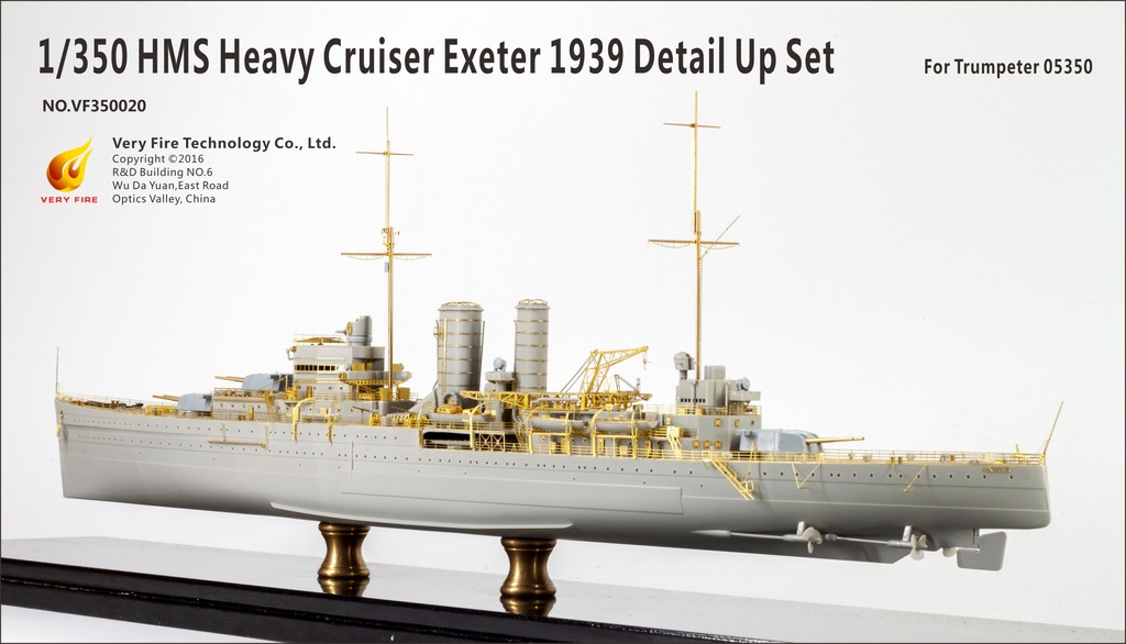 Купить VeryFire 350020 Набор деталей HMS Exeter 1/350 1939 года: отзывы, фото, характеристики в интерне-магазине Aredi.ru