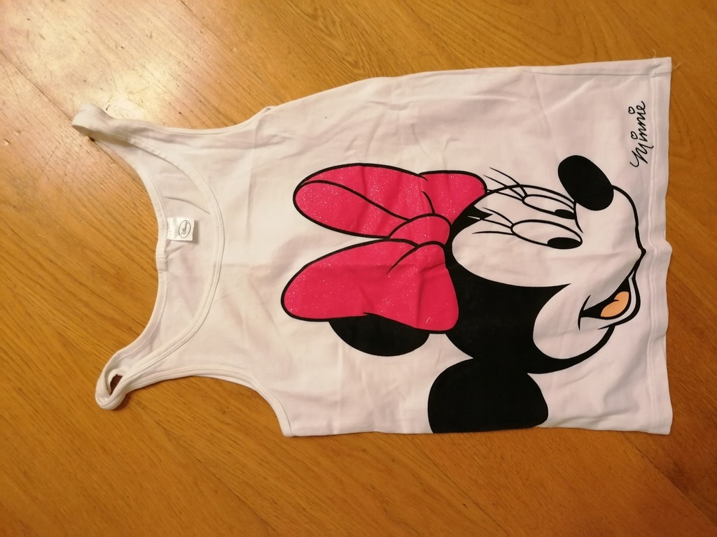 Bluzka H&M, r. 140, myszka Minnie