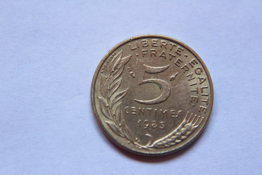 5 CENTIMES 1983 FRANCJA  - W057