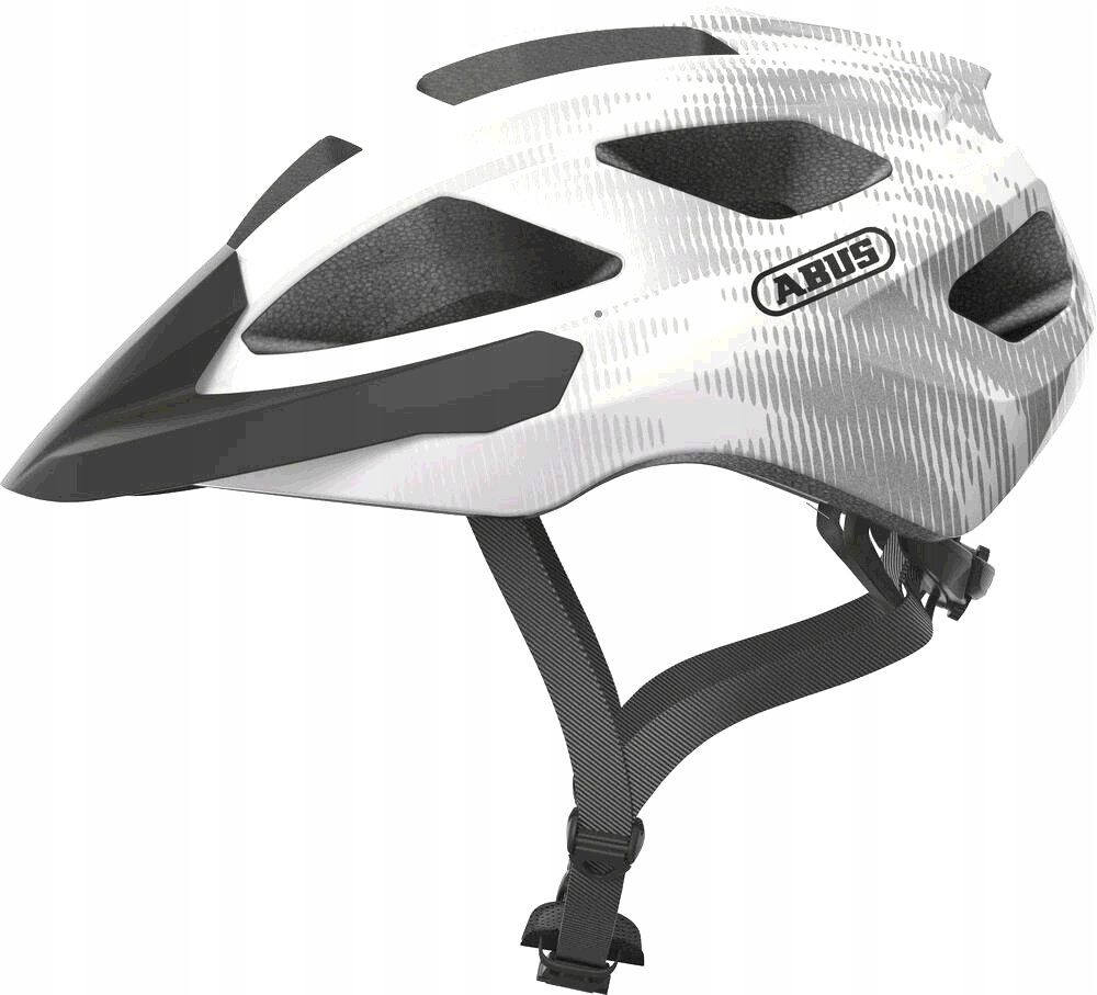 ABUS kask rowerowy Macator biały/srebrny L 58-62