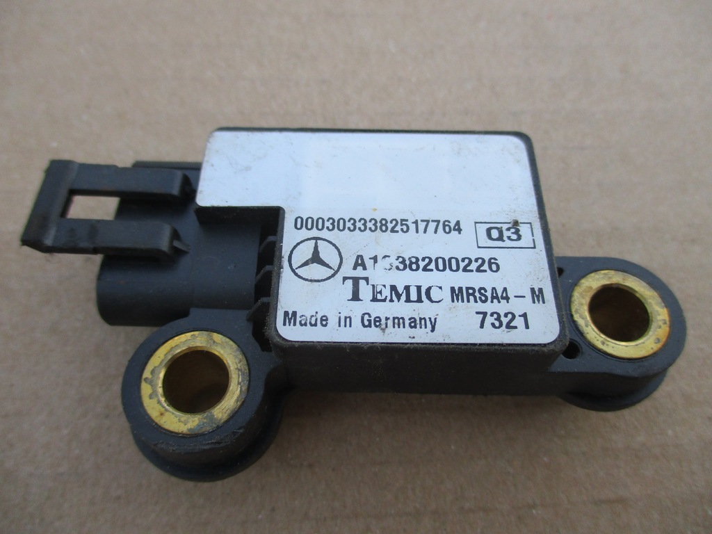 MERCEDES W163 CZUJNIK UDERZENIA SENSOR A1638200226