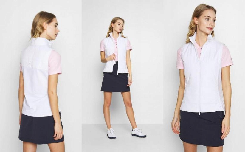 E19J011 BIAŁA KAMIZELKA CASUAL CALVIN KLEIN GOLF L