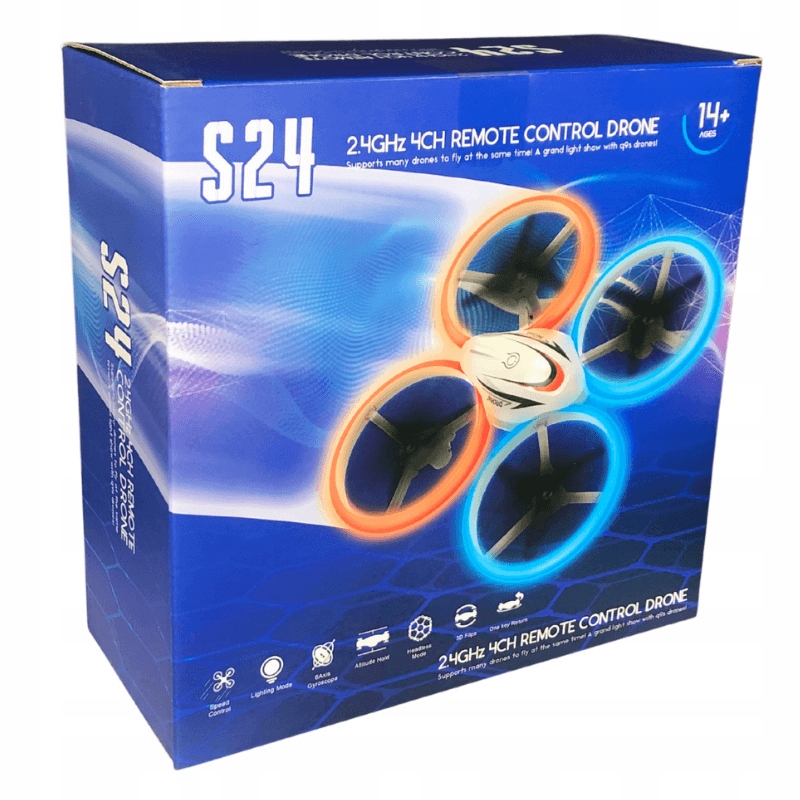 Купить DRONE S24 LED PRO Светящийся набор с дистанционным управлением: отзывы, фото, характеристики в интерне-магазине Aredi.ru