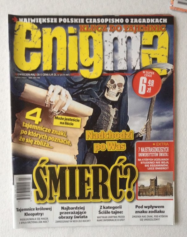ENIGMA - czasopismo o zagadkach i tajemnicach