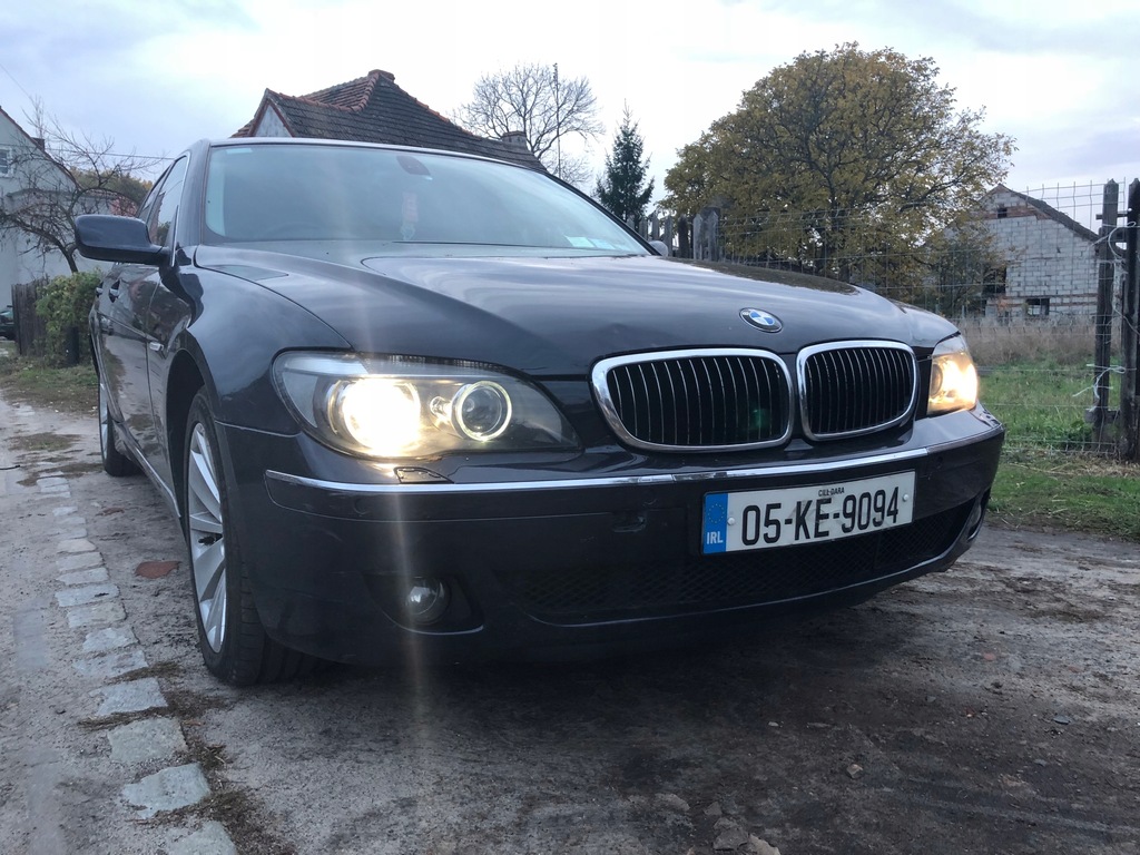BMW Seria 7 E65 730d POLIFT ANGLIK PRZEGLĄD 07.19