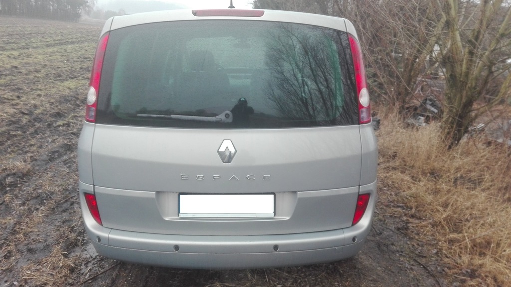 RENAULT ESPACE IV 4 TEA19 TYLNA KLAPA KOMPLETNA