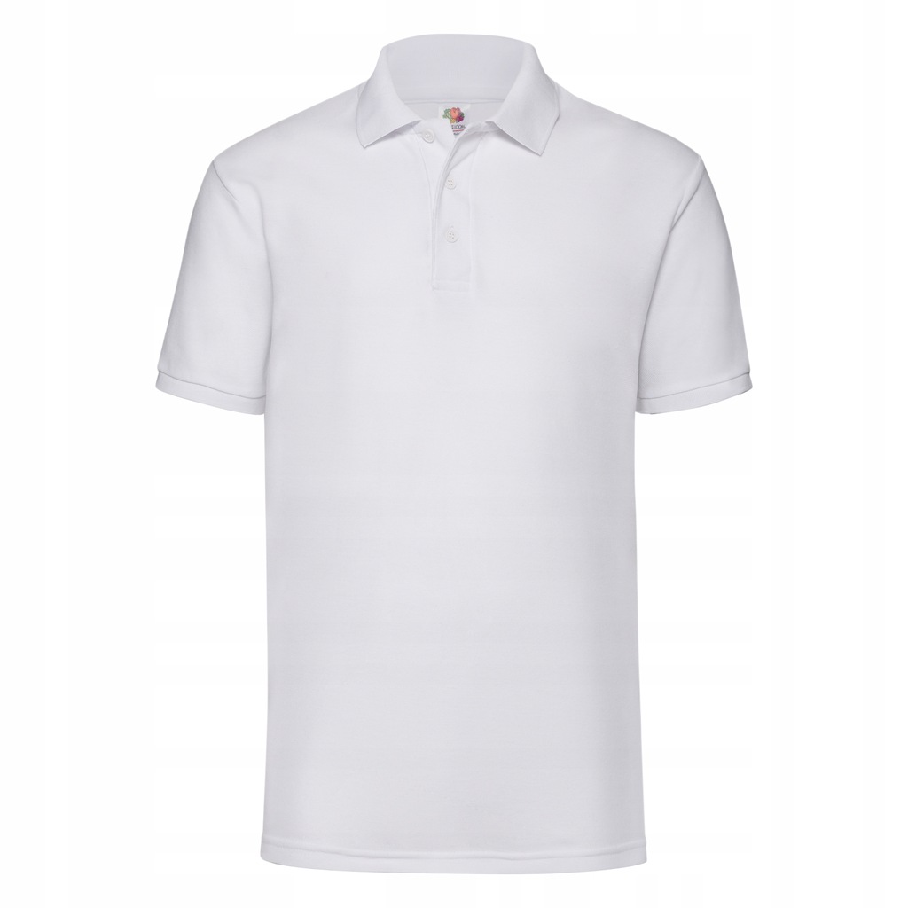 Koszulka Polo 65/35 Fruit of the Loom Biały S