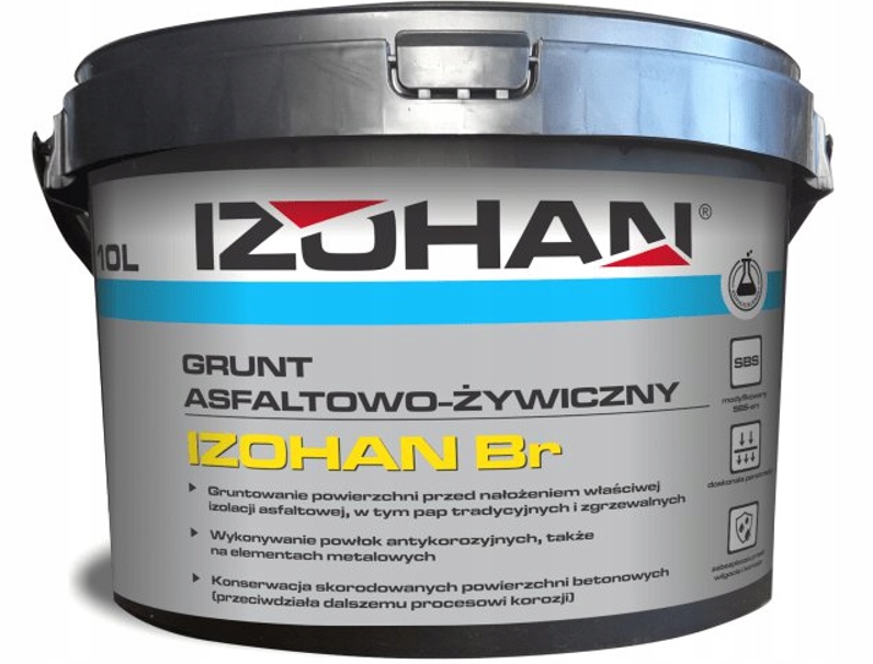 Izohan BR | grunt pod papy termozgrzewalne | 20 l