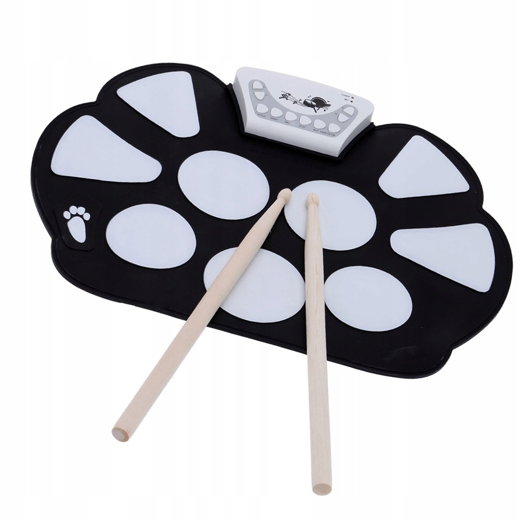 Portable Electronic Drum Pad Kit Silicon Foldable