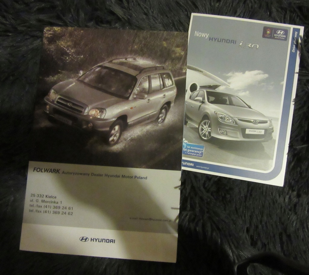 Prospekt folder broszura Hyundai Modele 10 str PL