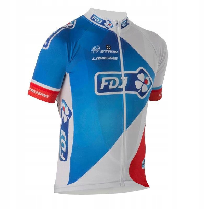 BTWIN FDJ 2016 koszulka kolarska r.XL /5