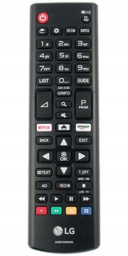 PILOT DO TELEWIZORA TV LG akb75095308 NOWY!!