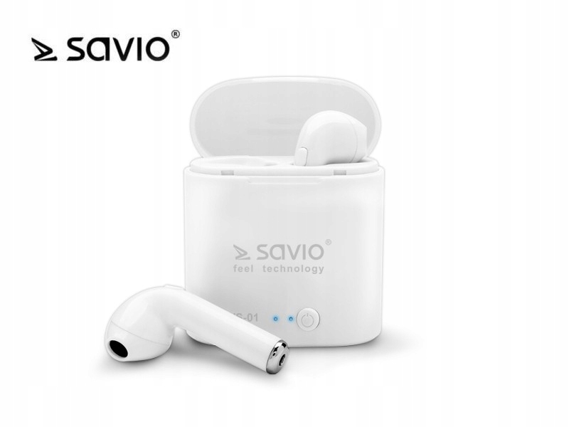 Słuchawki bezprzewodowe Savio TWS-01 BT 5.0 z