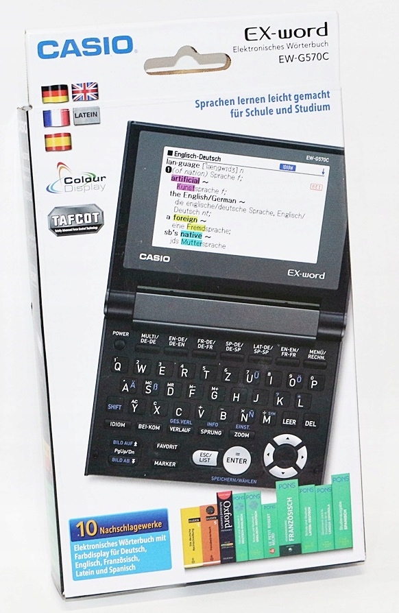 Translator Casio Casio Ex Word G560c übersetzer Kopfhörer Casio EW