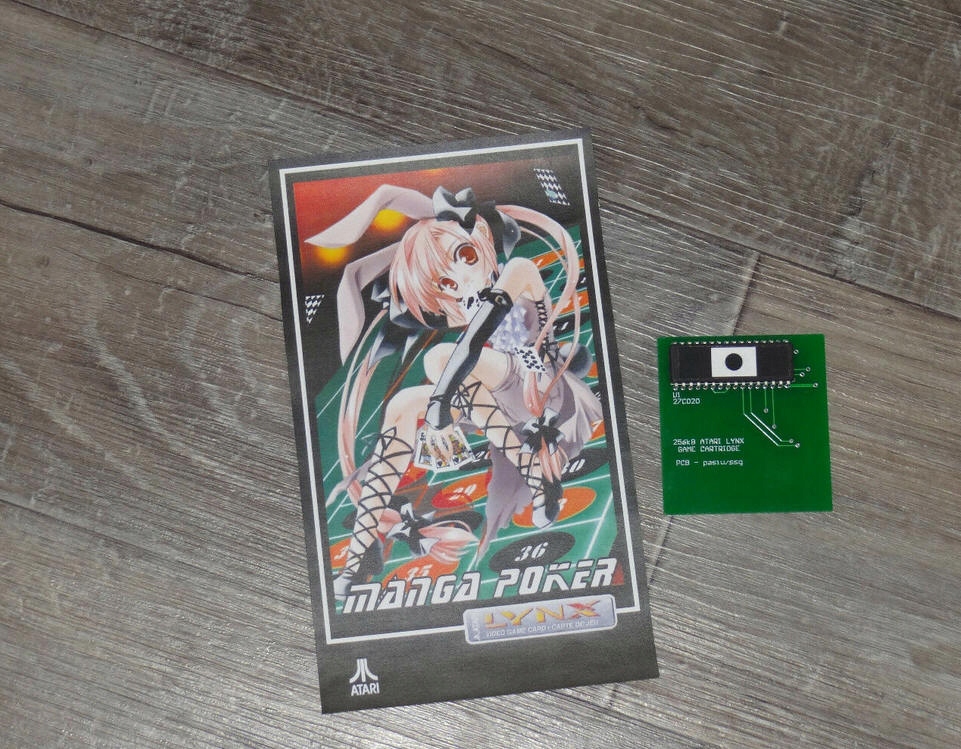 Atari Lynx - homebrew game Manga Poker