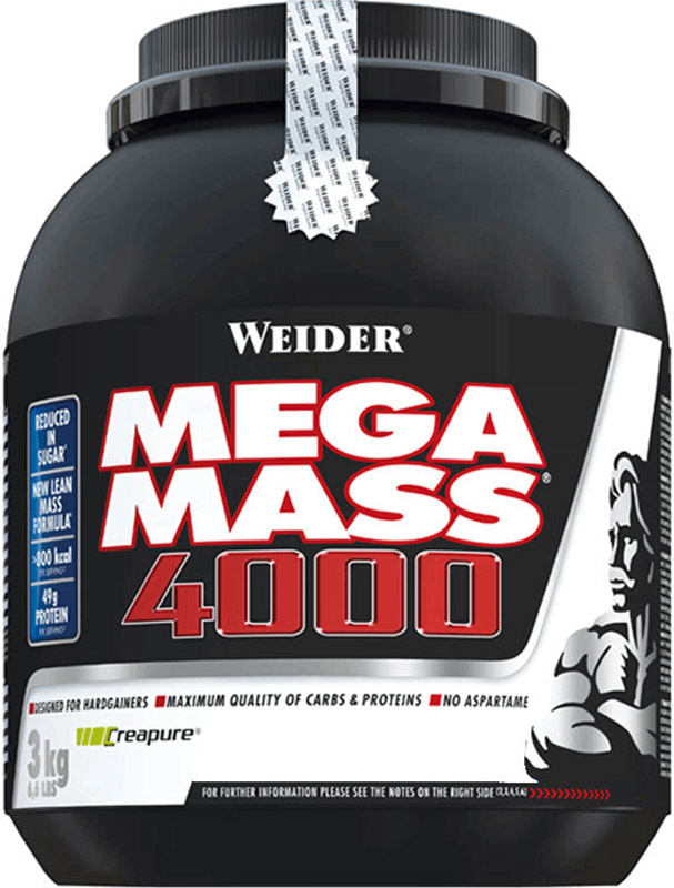 WEIDER MEGA MASS 4000-3 kg WANILIA GAINER MASA