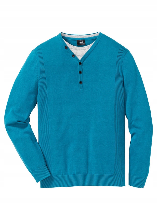 Sweter 2 w 1 Regular niebieski 60/62 (XXL) 949756