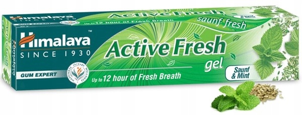 Active Fresh Żelowa pasta do zębów bez fluoru