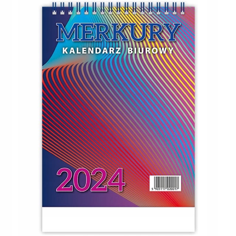 KALENDARZ BIURKOWY PIONOWY MERKURY