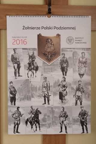 Żołnierze Wyklęci UNIKAT kalendarz 2016