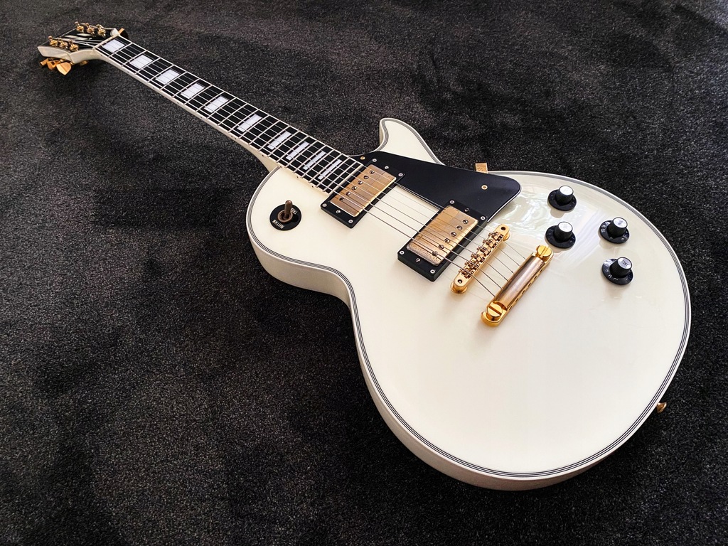 ESP Edwards E-LP-130CD Les Paul Custom White 2014