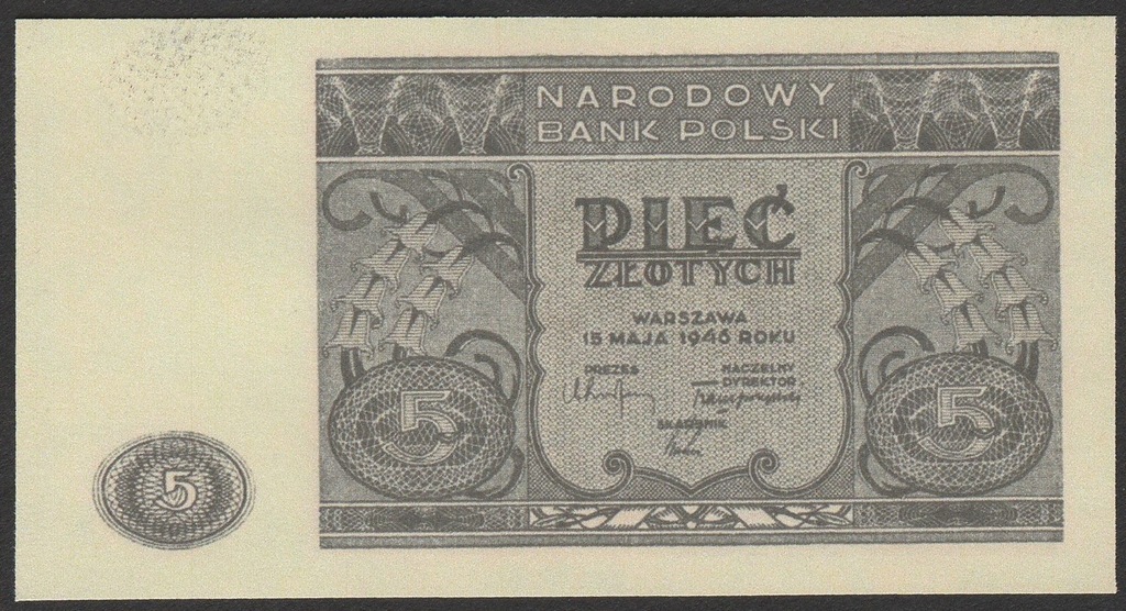 Polska 5 złotych 1946 r.