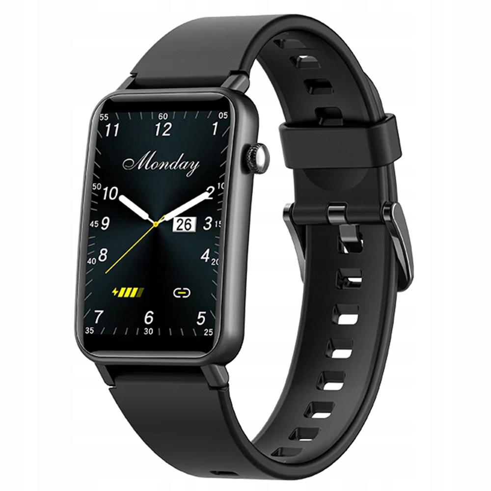 KUMI Smartwatch U3 1.57'' 180 mAh czarny