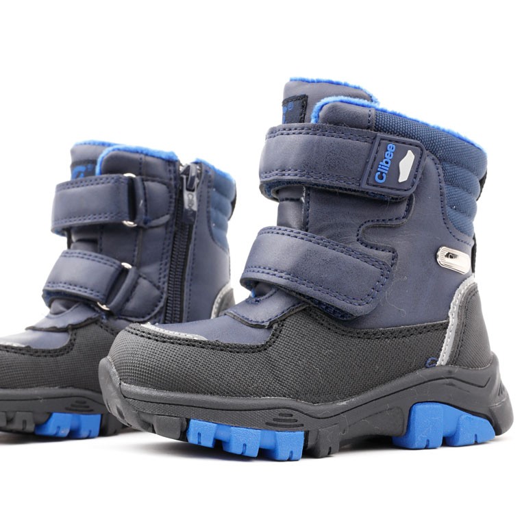 Купить Утепленные черно-синие ботинки для мальчика, 21 размер.: отзывы, фото, характеристики в интерне-магазине Aredi.ru