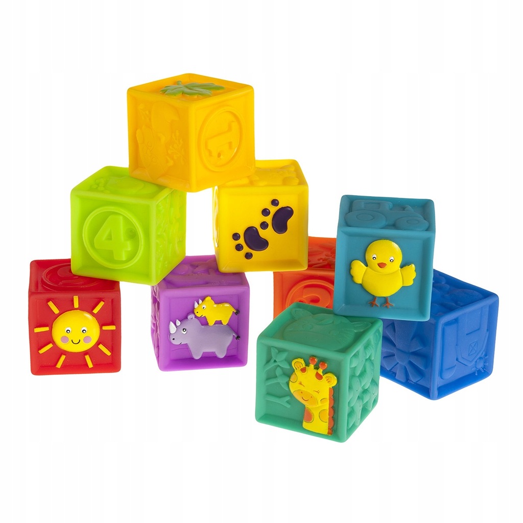 Smiki. Softblocks, pierwsze klocki, 9 elementów