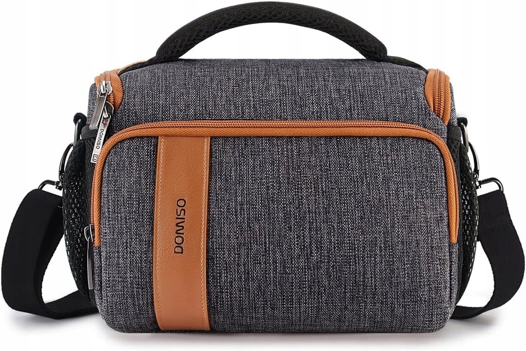 TORBA NA APARAT FOTOGRAFICZNY DOMISO SZARA WODOODPORNA