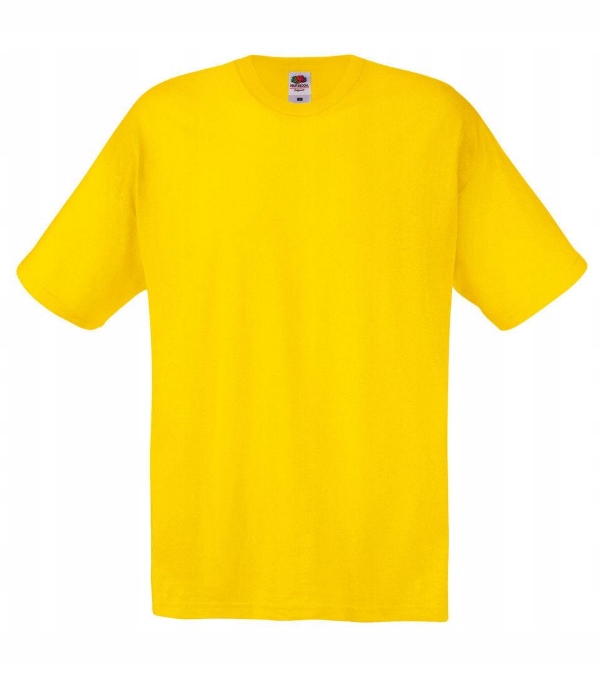 Koszulka Fruit of The Loom T-shirt żółty rozm.L