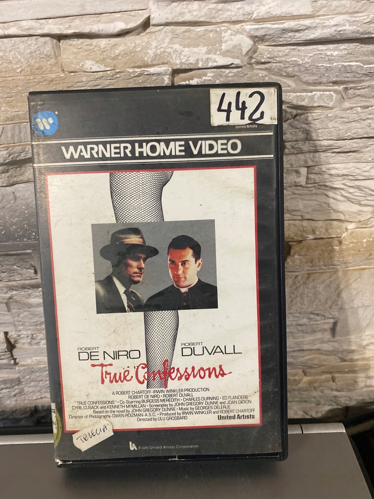 Prawdziwe Wyznania VHS Robert De Niro