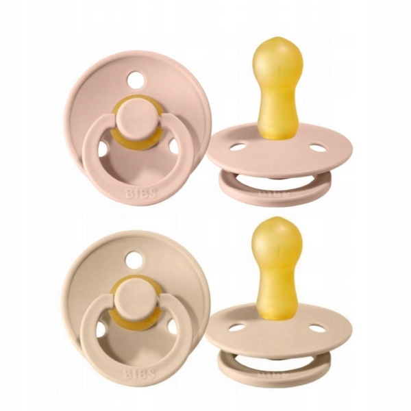 BIBS 2-PACK S BLUSH & VANILLA 0-6m Smoczki usp