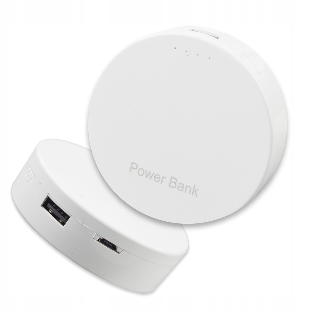POWERBANK ŁADOWARKA POWER BANK 4800mAh USB OKRĄGŁY