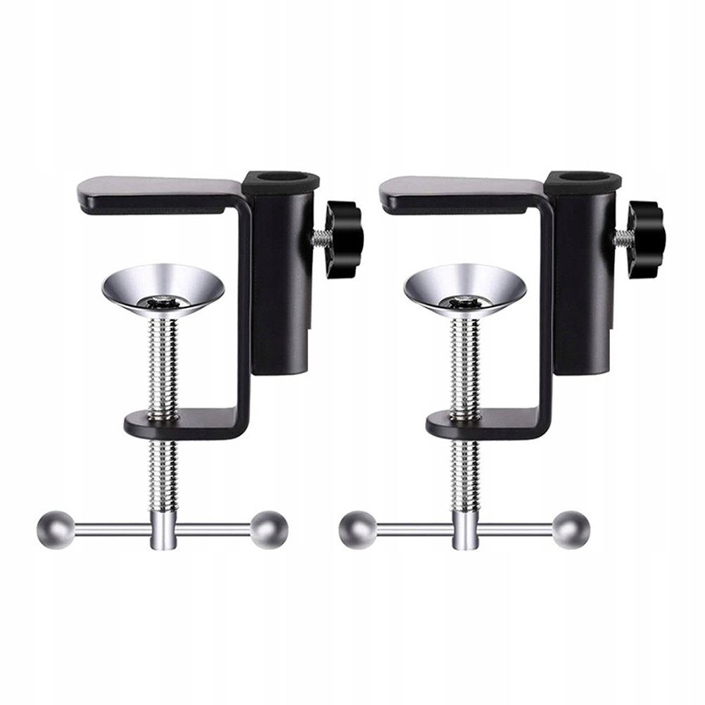 2Pcs L-shape Desk Table Mount Clamps Practical