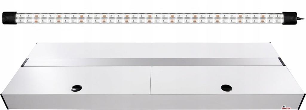 DIVERSA Pokrywa Platino LED 100x40cm (1x20W) Biała