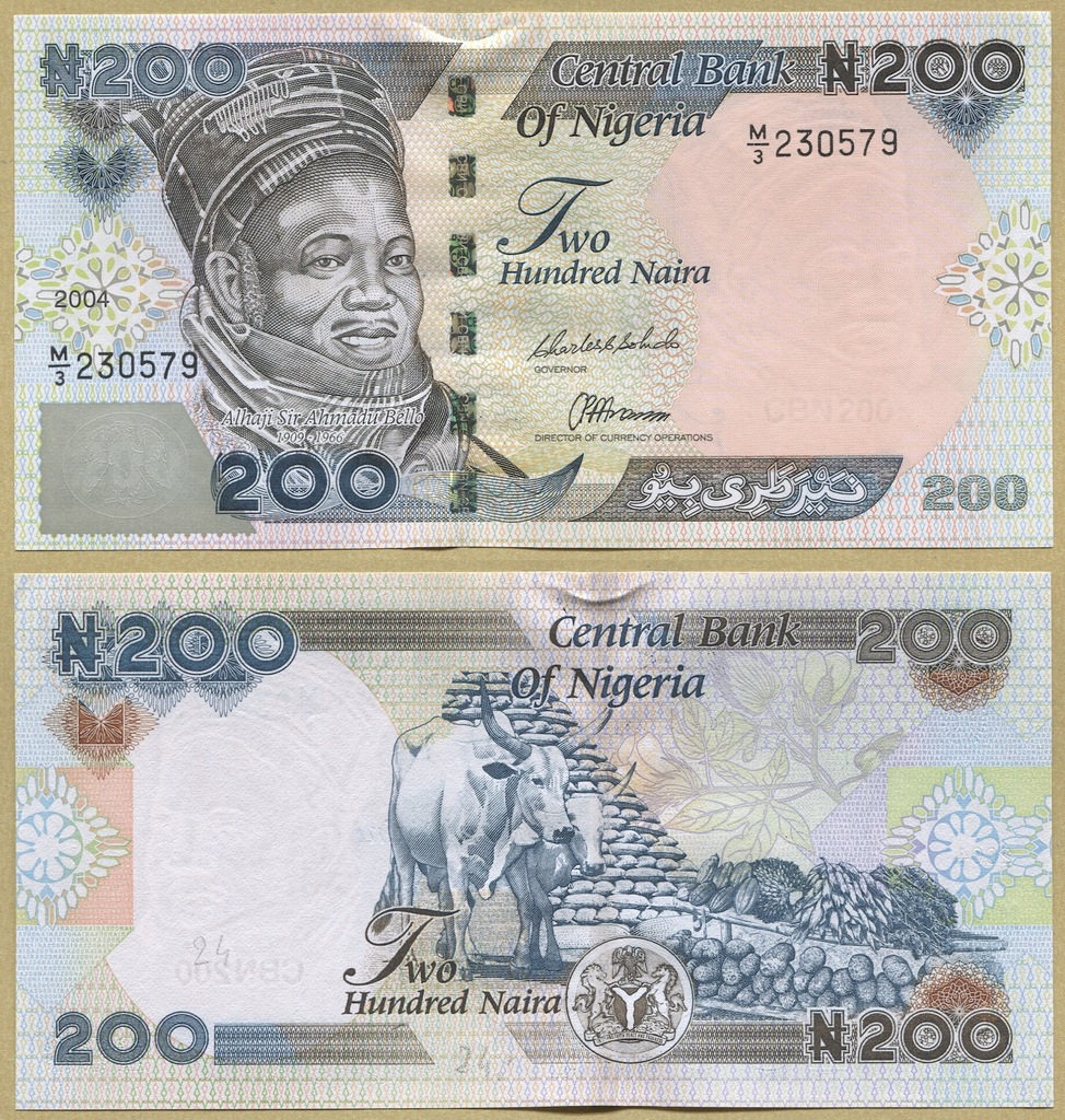 --NIGERIA 200 NAIRA 2004 M/3 P29c(1) UNC