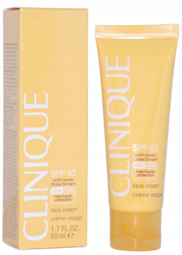 CLINIQUE SUN FACE CREAM SPF40 OPALANIE TWARZ 50ML