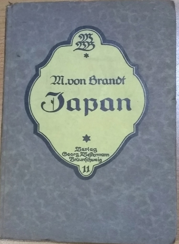 M. von Brandt Japan wyd. 1920 rok