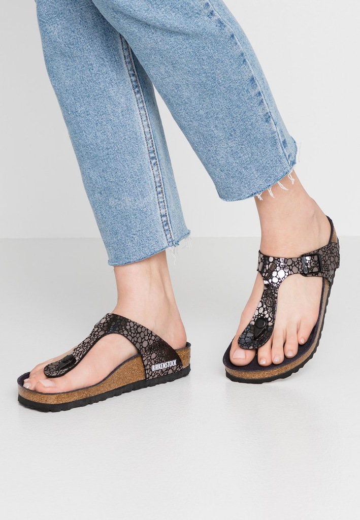 BIRKENSTOCK GIZEH JAPONKI DAMSKIE SKÓRZANE 42 2FLA