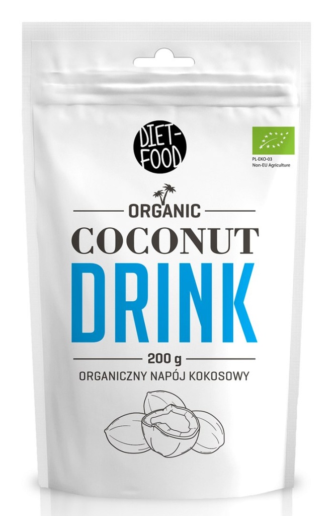 COCONUT MILK - NAPÓJ KOKOSOWY W PROSZKU BIO 200 g