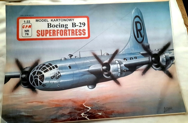 BOEING B - 29 SUPERFORTRESS NR 76 GPM 1:33