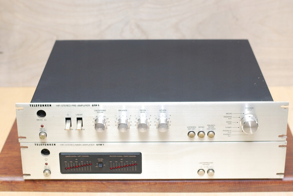 KOŃCÓWKA + PREAMP TELEFUNKEN STP1 + STM1 / VINTAGE