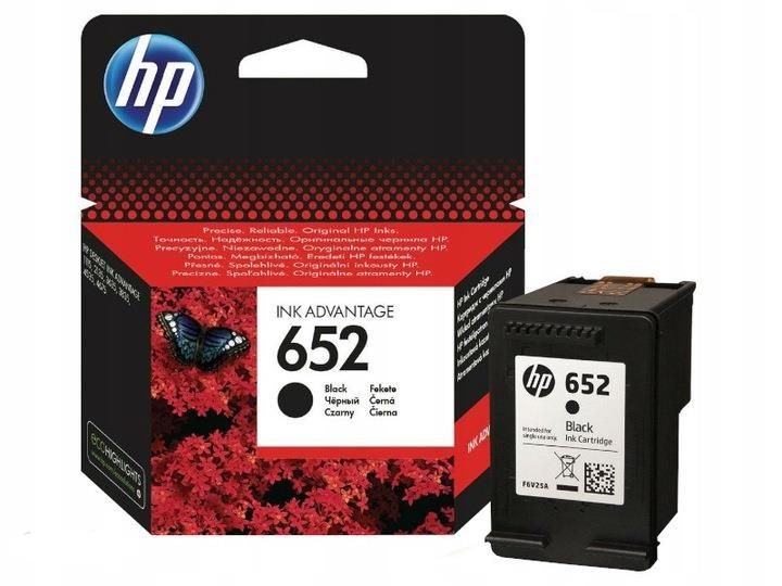 Купить Чернила HP 652 F6V25AE INK ADVANTAGE BLACK ORIGINAL: отзывы, фото, характеристики в интерне-магазине Aredi.ru