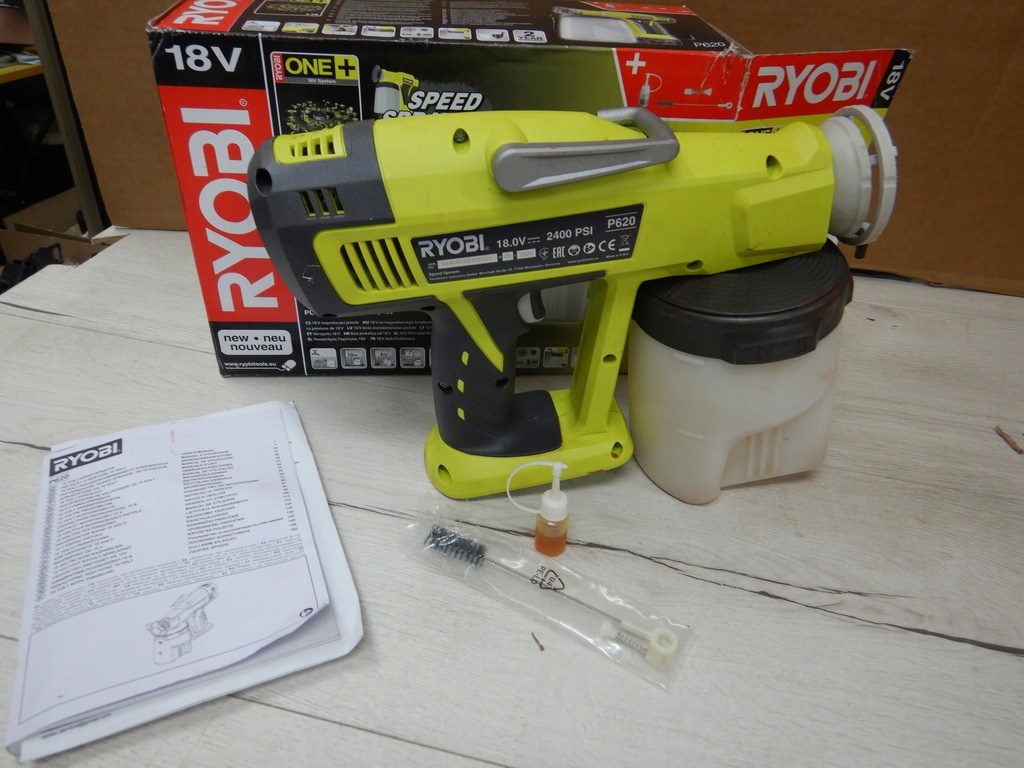 Ryobi P620 Pistolet do malowania ONE+ AKU 18V 9897024451