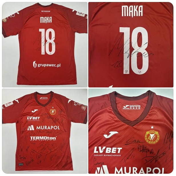 D.Mąka (Widzew) - koszulka z autografami!