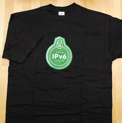 Koszulka dla admina - pierwszy dzień IPv6! UNIKAT!