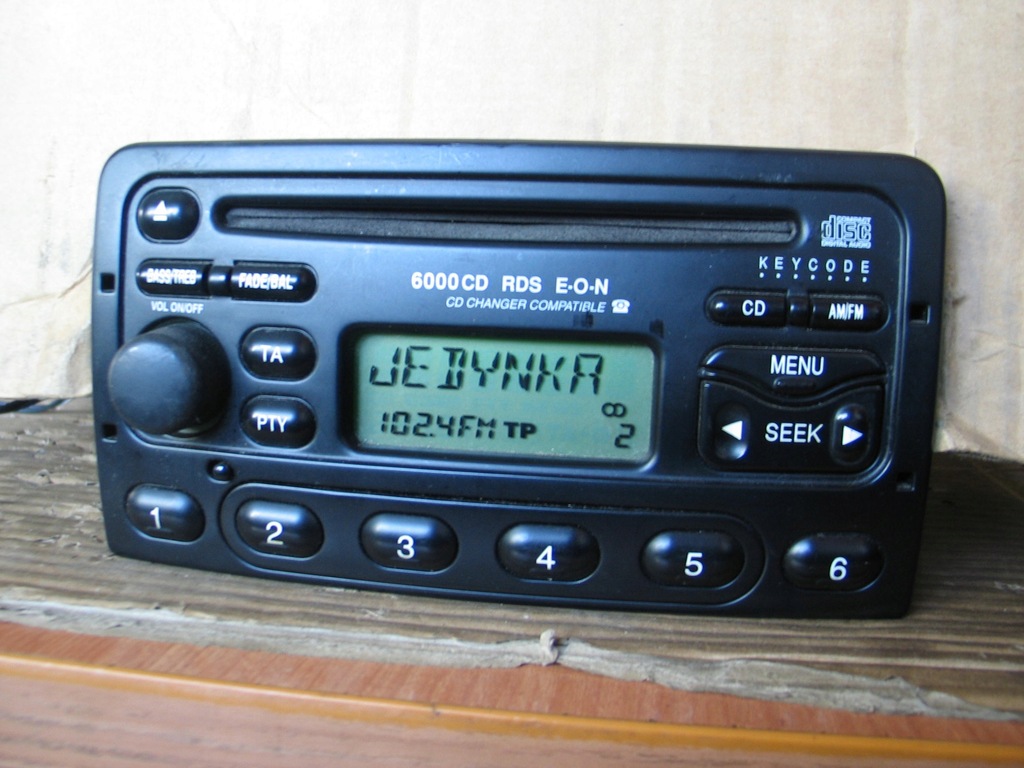 radio samochodowe ford mondeo focus 6000cd + kod