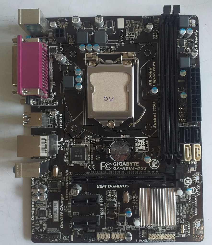 Płyta główna Gigabyte GA-H81M-DS2