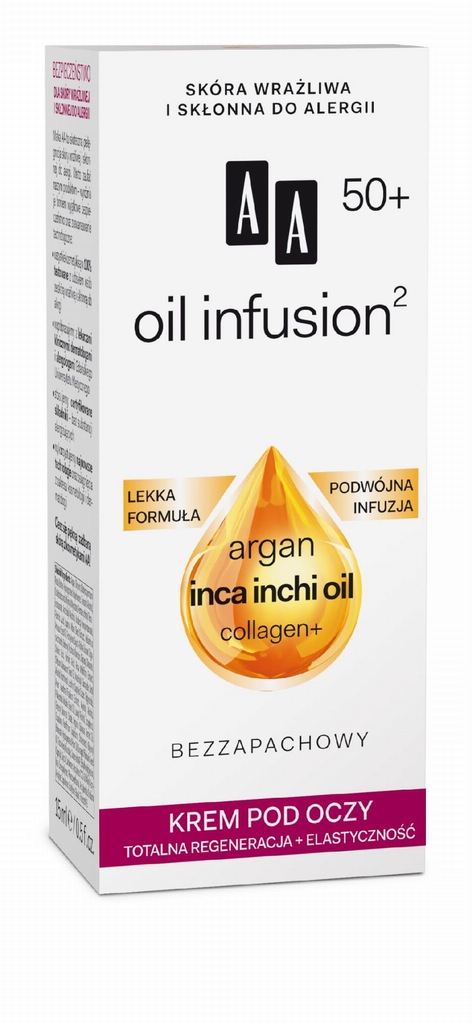 AA Oil Infusion 50+ Krem pod oczy 15ml